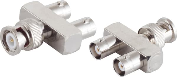 S/CONN adapter för maximal anslutning video/ljud Y - adapter, 1 BNC-kontakt till 2 BNC-uttag (98820-2)