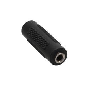 InLine 1-vägskoppling för anslutning/förlängning av stereojackkablar - 1x 3,5 mm jack-uttag till uttag (99306)