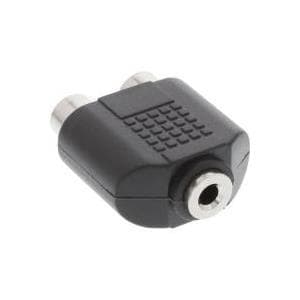 InLine Audio Adapter - 3,5 mm jack-stik mono til 2x cinch-stik (99338)