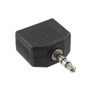 InLine Audio Adapter - 1x 3,5 mm stereo jack-stik og 2x 3,5 mm stereo jack-stik (99301)