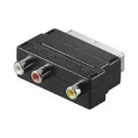 Wentronic goobay - Video-/lydadapter - RCA x 3 (F) til SCART (M) (50122)