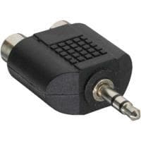 InLine Audio Adapter - 3,5 mm:n stereoliitin 1x RCA-liitännän oikeanpuoleiseen signaaliin ja 1x RCA-liitännän vasempaan signaaliin (99302)