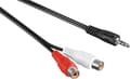 Miniatyrbild 1 av 4: Goobay 3,5 mm jack (m) - Tulip (f) stereoljudadapterkabel - 1,5 meter