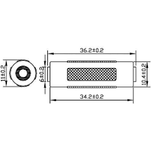 Speaka Professional SP-7870648 Jack Audio Adapter [1x Jack 3,5 mm - 1x Jack 3,5 mm] Svart