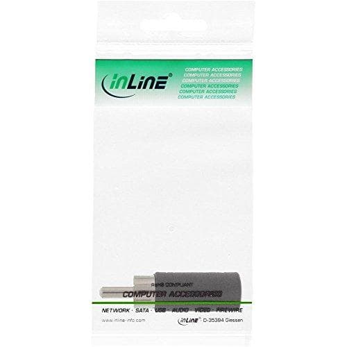 InLine 99325 lydadapter, cinch han til 3,5 mm jack, mono
