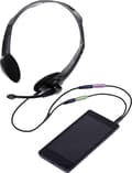 Miniatyrbillede 3 af 6: SpeaKa Professional SP-7870716 Jack stik Audio Y adapter [1x Jack stik han 3,5 mm - 2x Jack stik hun 3,5 mm] Sort