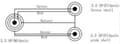 Miniatyrbillede 4 af 6: SpeaKa Professional SP-7870716 Jack stik Audio Y adapter [1x Jack stik han 3,5 mm - 2x Jack stik hun 3,5 mm] Sort