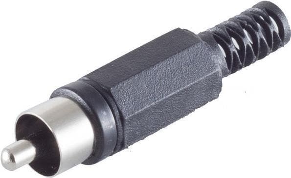 shiverpeaks BASIC-S cinch-stik, plastik, sort til selvlodning, i polypose med Euro-huller (BS51400-S)