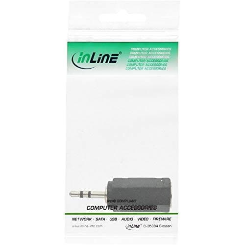 InLine 99308 lydadapter, 2,5 mm jack han til 3,5 mm hun, stereo