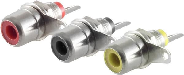shiverpeaks BS52090-SET ledningsstik RCA rustfrit stål (BS52090-SET)