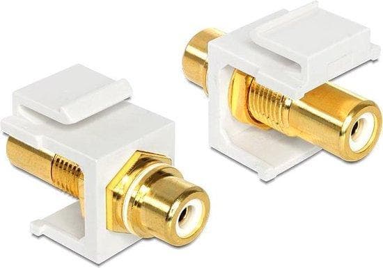 Goobay 79676 - Flad - Hvid - RCA - RCA - Hun - Hun (79676)