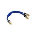 Miniatyrbillede 1 af 4: InLine 89927P RCA Y-kabel, PREMIUM, 1x RCA-stik til 2x RCA-stik, 0,25 m