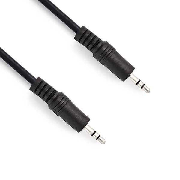 InLine 3,5 mm Jack stereo ljudkabel - svart - 0,30 meter