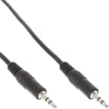 Miniatyrbild 6 av 7: InLine 3,5 mm Jack stereo ljudkabel - svart - 0,30 meter