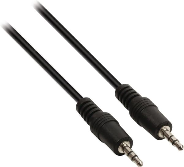 InLine 3,5 mm Jack stereo ljudkabel - svart - 0,30 meter