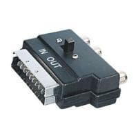Adapter, scart-stik - 3 x cinch-stik + 4 polet (22224076)