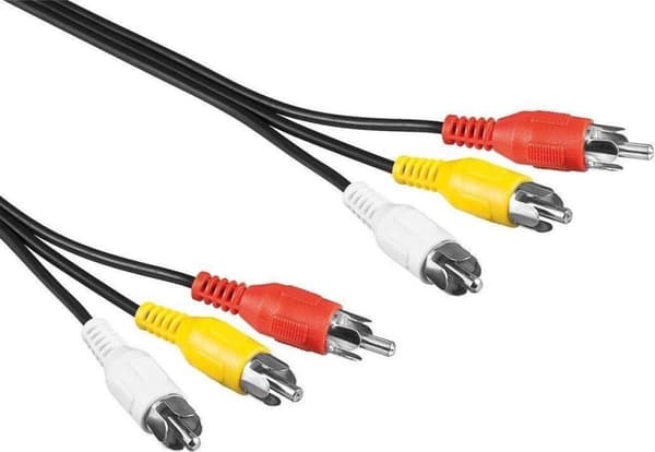 Goobay Tulip composite audio video kabel - 5 meter