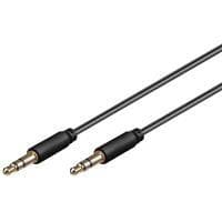 Wentronic Goobay 3,5 mm jakkiliitäntäkaapeli, 2 m - 3,5 mm jakkipistoke (3-nastainen, stereo) > 3,5 mm jakkipistoke (3-nastainen, stereo) (69107)