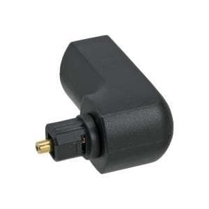 InLine - OPTO ljudadapter - 1 x TOSLINK (M) - 1 x TOSLINK (W) - 90° vinklad - svart (89900B)