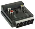 Miniatyrbild 2 av 3: InLine 89959C - Kabelgränssnitt-/adapter (20-stifts scart-kontakt, 2X Scart Beech, 3X RCA-uttag, 1x S-VHS-uttag, hane/hona, 0,2 m, svart)