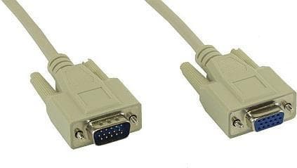 InLine® VGA-förlängning, 15-stifts HD M/F, 3m (17733)