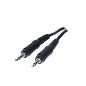 Shiverpeaks BASIC-S - Lydkabel - Stereo Mini Jack (M) til Stereo Mini Jack (M) - 2,5 m - Sort - Støbt