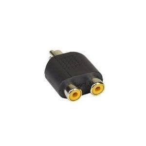 InLine Audio Adapter - RCA hane till 2xRCA hona (99310)