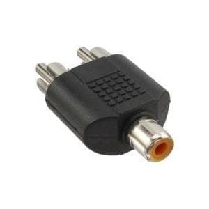 InLine Audio Adapter - RCA-uttag till 2x RCA-kontakt (99311)