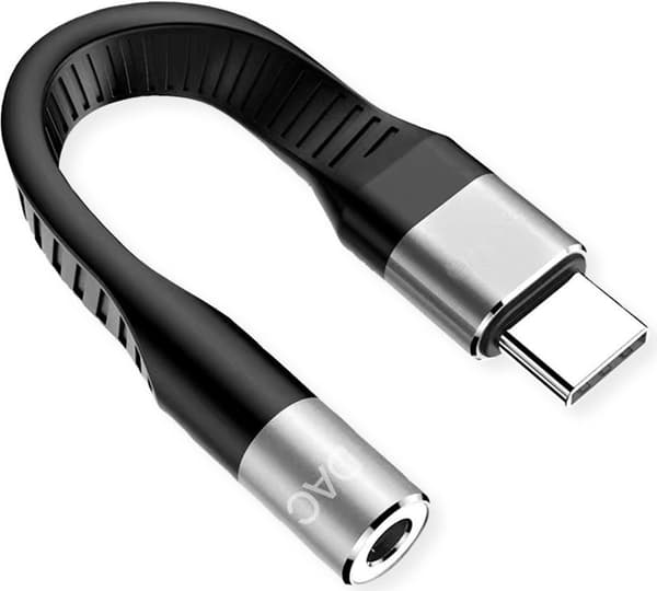 ROLINE USB typ C / 3,5 mm adapter, flexibel ST/BU, 0,1 m (12.03.3241)