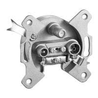 Wentronic Goobay 3-huls antennestik, 10dB, DC gennemløbsstik med DC spændingspassage (67048)