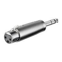 Wentronic XL012 XL adapter (3-benet XL kobling til 6,35 mm stereostik), 1 stk.