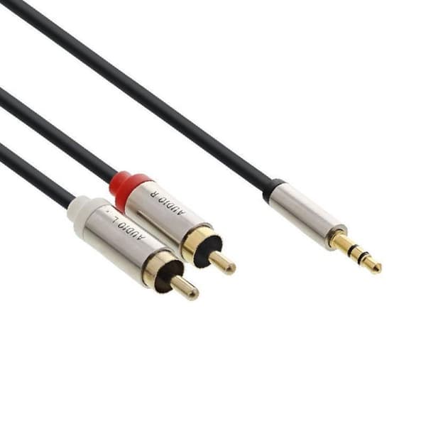 InLine 3,5 mm Jack - Tulip stereoääni ohut kaapeli - 2 metriä