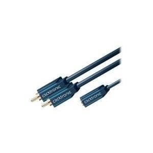 ClickTronic Casual Series - Audiosovitin - stereominiliitin (F) RCA:lle (F) - 10 cm