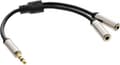 Miniatyrbillede 1 af 3: InLine Premium 3,5 mm Jack stereo audio splitter - 0,15 meter