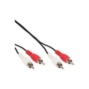 Kabel - 2 x RCA-kontakter - 2 x RCA-kontakter - 5,0 m (89938)