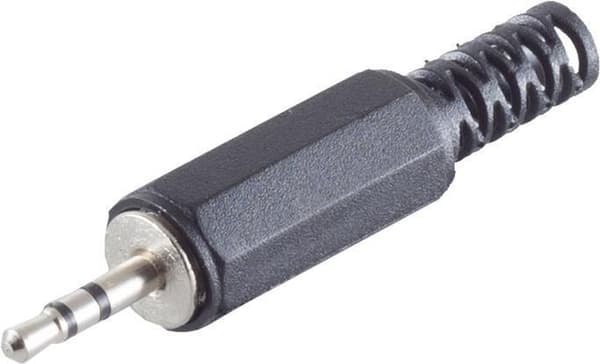 shiverpeaks BS51301 ledningsstik 2,5 mm sort (BS51301)