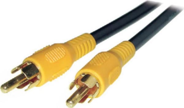 S/CONN maksimal tilslutningsmuligheder video cinch kabel cinch stik til cinch stik, forgyldt, 15,0 m (90022-15G)