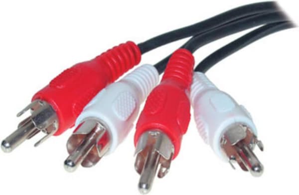 S/CONN maksimale tilslutningsmuligheder RCA-lydkabel-2 RCA-stik til 2 RCA-stik, 0,75 m (40101-0,75)