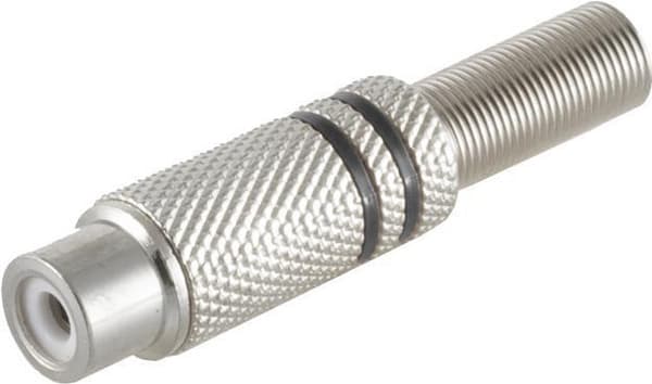 ShiverPeaks S/CONN maksimale tilslutningsmuligheder cinch-kobling metal 6 mm, sort (52001-S)