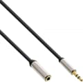 Miniatyrbillede 1 af 4: InLine Premium 3,5 mm Jack Stereo Audio Slim forlængerkabel - 10 meter