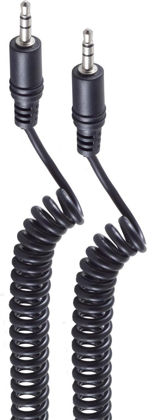 shiverpeaks BS30813 lydkabel 2,5 m 3,5 mm sort (BS30813)