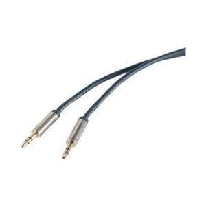 shiverpeaks PROFESSIONAL lydkabel Smart Line, 3,0 m 3,5 mm jackstik - 3,5 mm jackstik, forkromet - 1 stk (SP30813-SLIM)