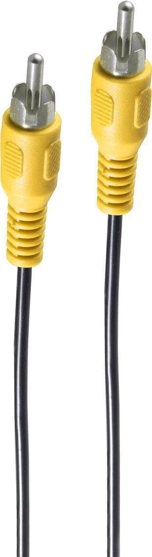 shiverpeaks BASIC-S videokabel, RCA-kontakt - RCA-kontakt, längd: 5,0 m, 75 ohm koaxial, i en polypåse med Euro-hål (BS90022-5)