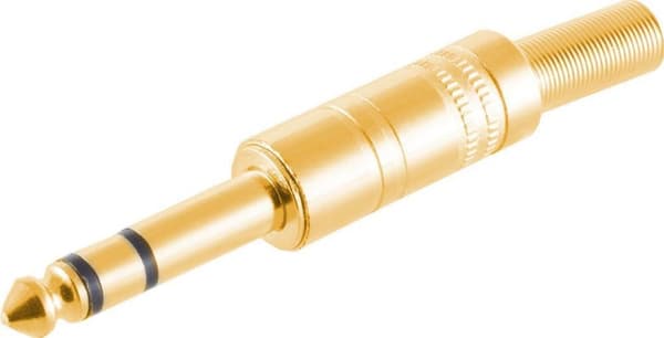 shiverpeaks BS50200-G ledningsstik 6,3 mm guld (BS50200-G)