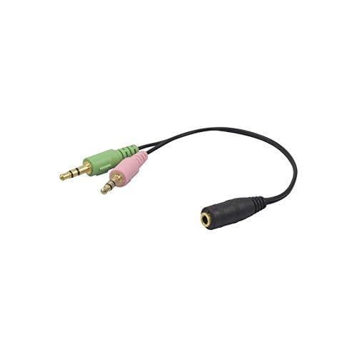 CORDONS Audio Adapter Casque/Micro sur port Jack 3,5 mm