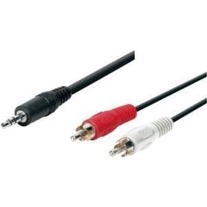 Tecline Fröhlich + Walter - Lydkabel - Mini-Phone Stereo 3,5 mm (M) - RCA (M) - 1,5 m (64302)