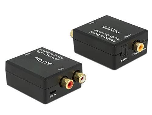 DeLOCK - Analog til Digital Audio Converter - Sort (63468)