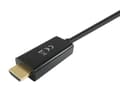 Miniatyrbild 3 av 4: Utrusta 119391 videokabeladapter 3 m DisplayPort HDMI Svart