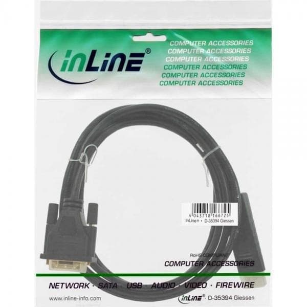 Premium DisplayPort til DVI-kabel - DP 1.1 (1920 x 1200) / Sort - 0,50 meter