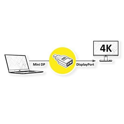 VALUE DisplayPort-adapter, Mini DP ST - DP BU